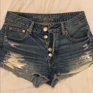 American eagle jean shorts